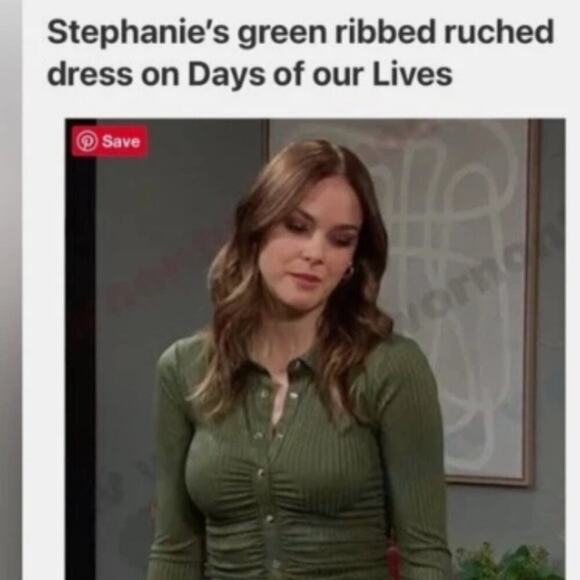 Veronica Beard Davila Ruched Button-Front Mini Dress Stone Army - Picture 4 of 6